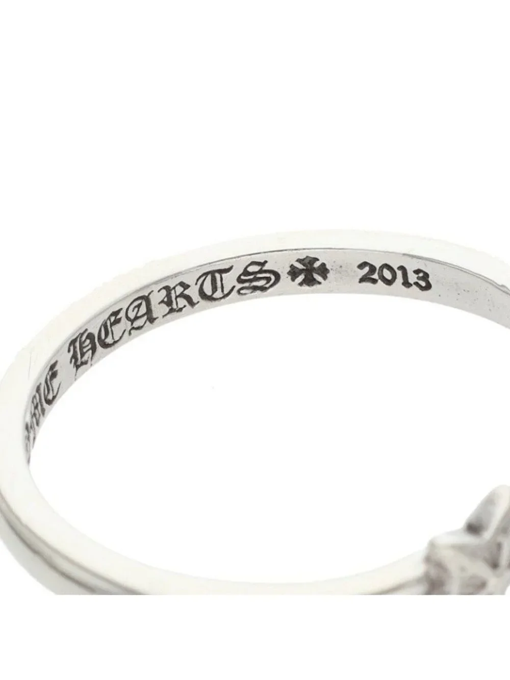 Chrome Hearts Bubblegum Star Silver Ring
